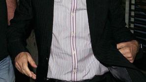 05-09-08 London, UK  Musician MICK JAGGER arrives at daughter Jade Jagger's 'Bel