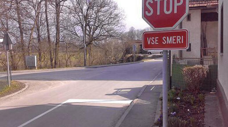 stop znak, ljubljana