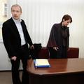 Zaradi bolezni sodnice se Pergerjeva in Lahovnik nista srečala na sodišču. (Foto