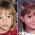 Na levi strani zadnja znana fotografija Madeleine McCann, na desni fotorobot z n
