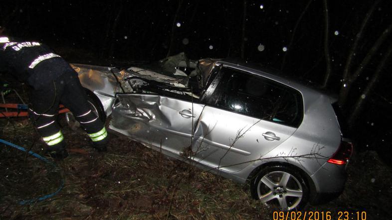 Prometna nesreča pri Lokvah