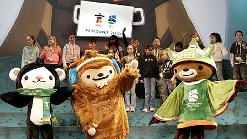 Na predstavitvi so imele glavno besedo maskote.