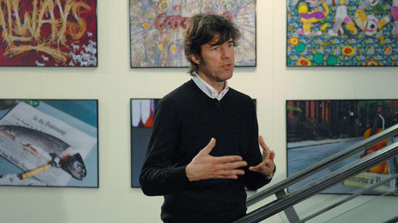 Stefan je oblikoval ovitke zgoščenk legendarnih Rolling Stonesov, Davida Byrna, 