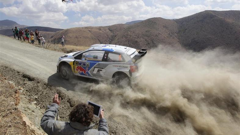 Ogier reli rally WRC po Mehiki Mehika Volkswagen Polo Guanajuato