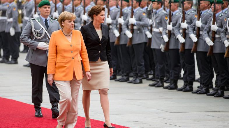 Angela Merkel Alenka Bratušek