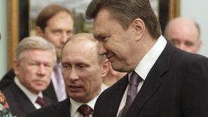 Putin in Janukovič. (Foto: Reuters)