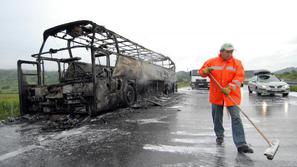 Avtobus požar Hrvaška