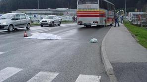 Ravno predvčerajšnjem je v Slovenj Gradcu za posledicami prometne nesreče na pre