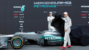 Mercedes W03 Schumacher Rosberg Catalunya Montmelo Barcelona