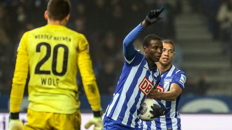 Adrian Ramos Ndjeng Hertha BSC Berlin Werder 1. Bundesliga Nemčija liga prvenstv