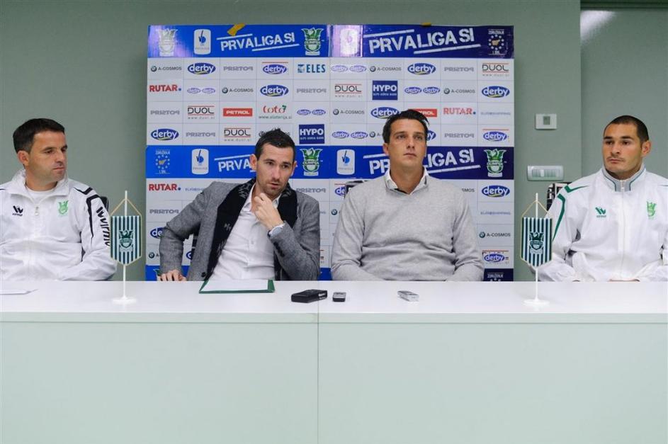 Novinarska konferenca Olimpije Ljubljane pred derbijem z Mariborom
