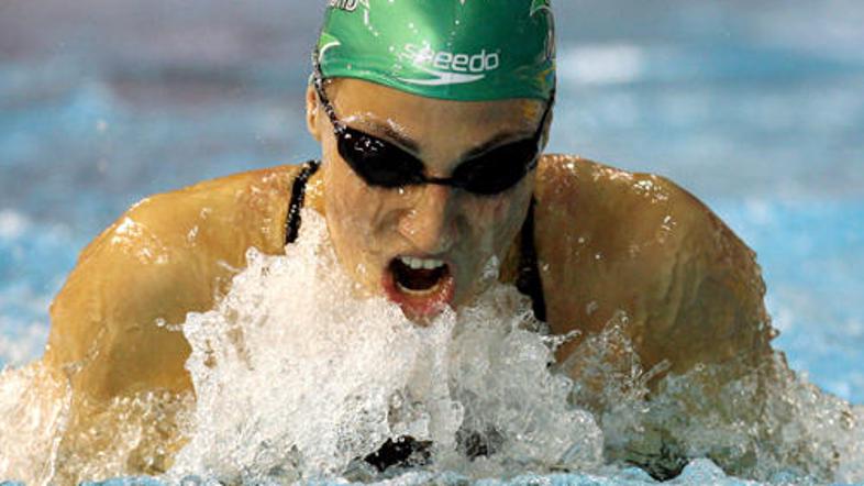 Mirna Jukić se je okitila s srebrom na 200 prosto.