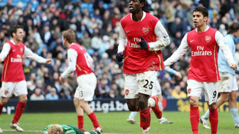 Emmanuel Adebayor je v letošnji sezoni odlično nadomestil Thierryja Henryja.