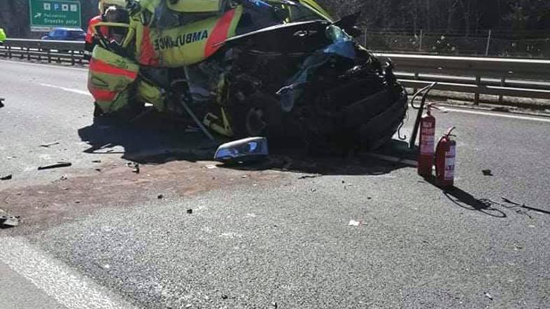 reševalno vozilo nesreča