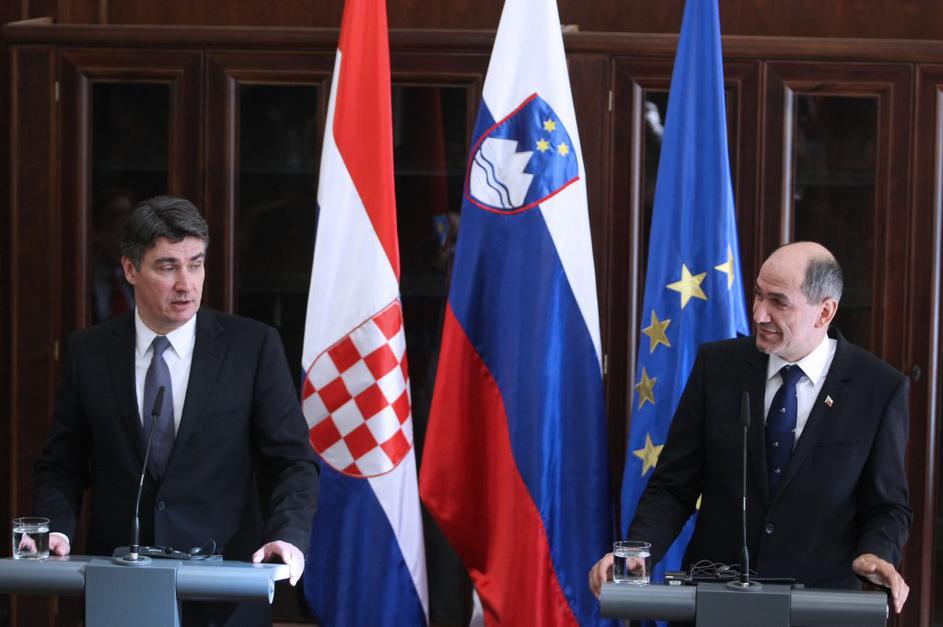 Zoran Milanović in Janez Janša