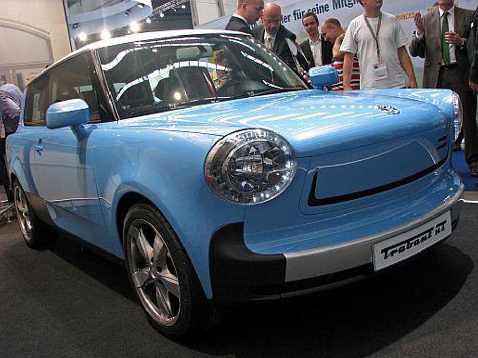 Zanimanje za novega trabanta je bilo na avtosalonu v Frankfurtu izjemno.