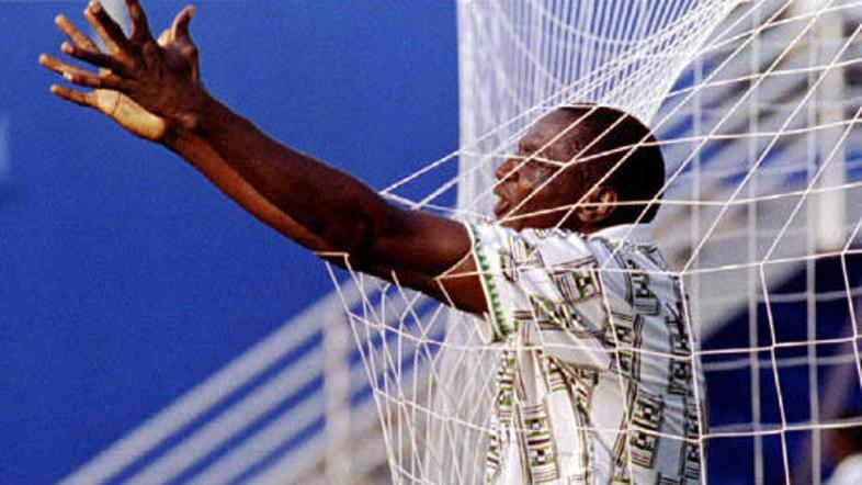 Rasheed Yekini je na SP 1994 proti Bolgariji dosegel zgodovinski prvi gol za Nig