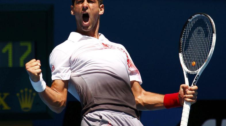 Novak Djoković je proti Chiudinelliju oddal en niz. (Foto: Reuters)