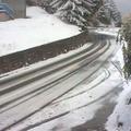 predel, sneg, cesta