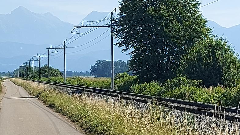 Železniška proga Kranj-Škofja Loka, gorenjska železnica, tiri