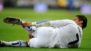 Cristiano Ronaldo je v zdravniški oskrbi. (Foto: Reuters)