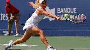 V treh nizih je v New Havnu finale dobila Caroline Wozniacki. (Foto: Reuters)