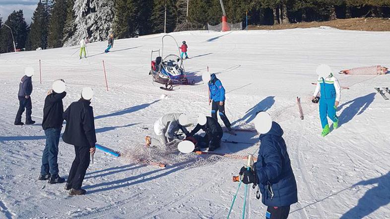 Reševanje otroka na Krvavcu