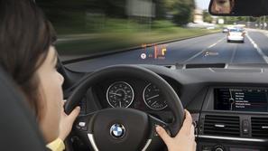 BMW HUD zaslon