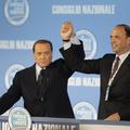 Silvijo Berlusconi in njegov naslednik Angelino Alfano.