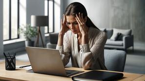 ženska, služba, stres