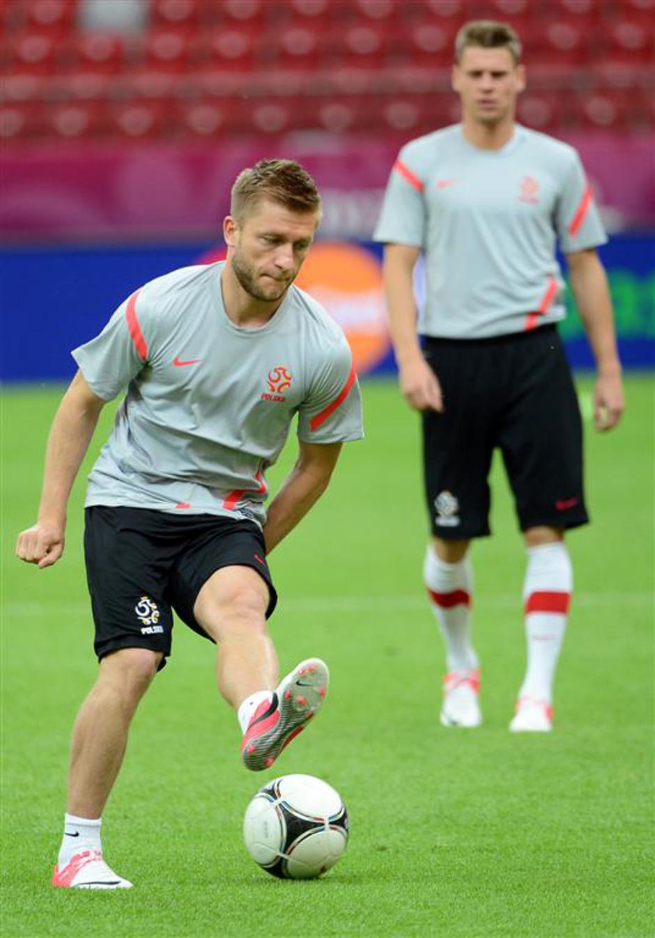 Blaszczykowski Poljska Grčija trening nacionalni državni stadion Varšava Euro 20 | Avtor: EPA