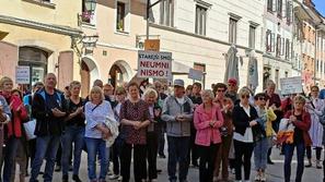 Protest v Škofji Loki, Sindikat upokojencev Slovenije