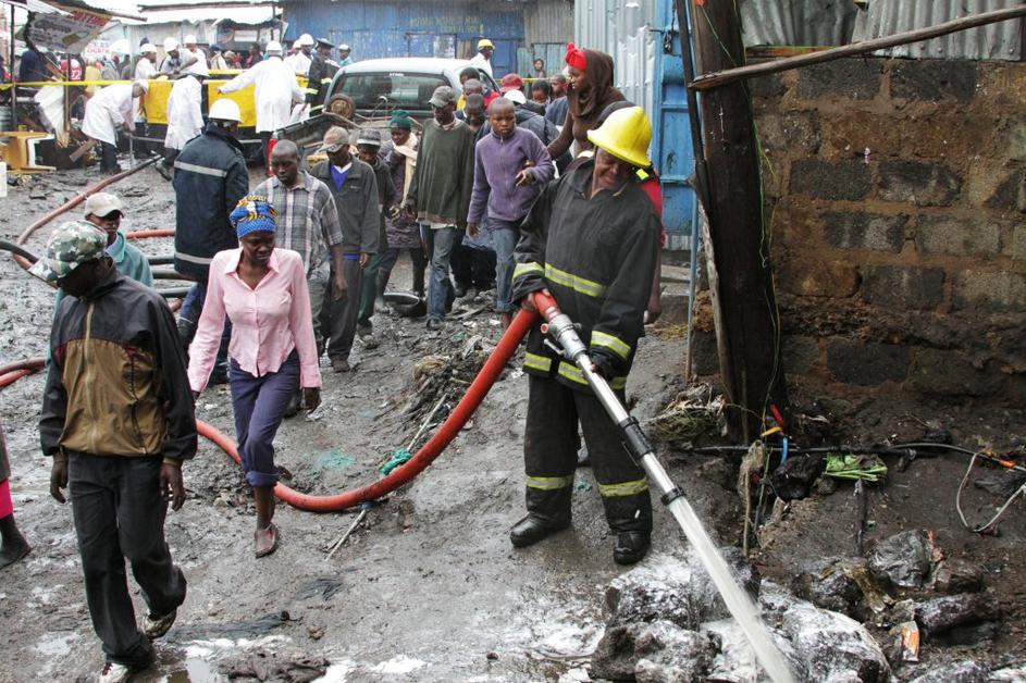 Ekplozija v Keniji.