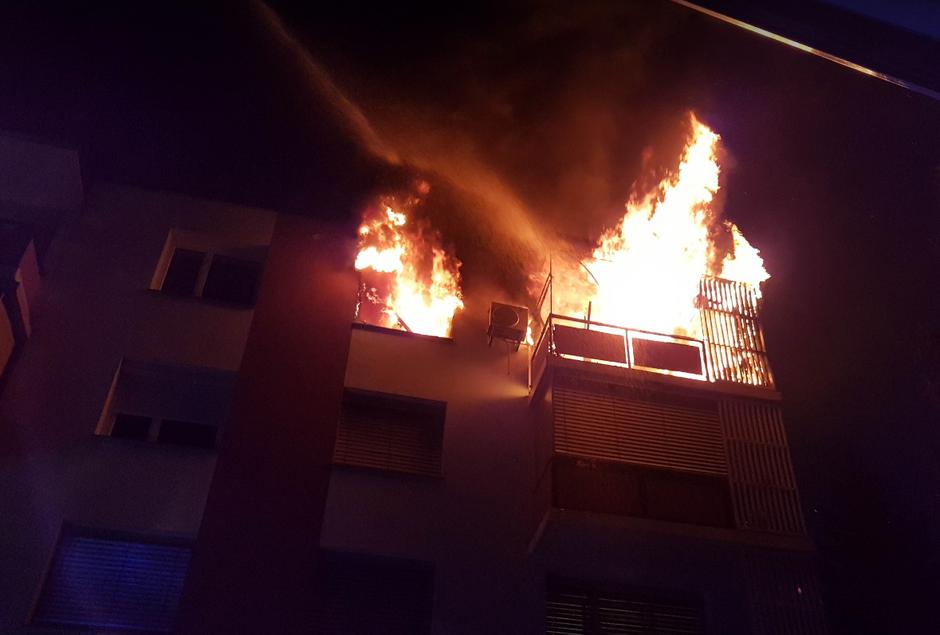 Požar v Mariboru | Avtor: Gasilska brigada Maribor