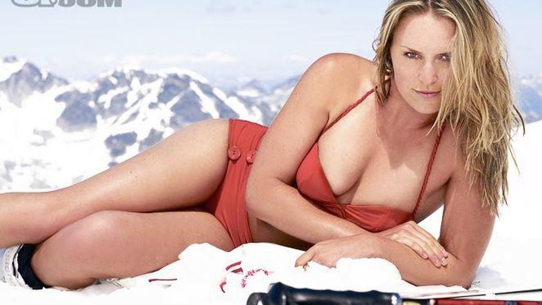 Lindsey Vonn se je izkazala tudi pred fotografskimi objektivi. (Foto: Sports Ill