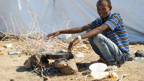 Etiopija begunci lakota