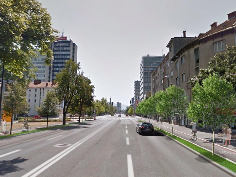 Razširitev Dunajske ceste