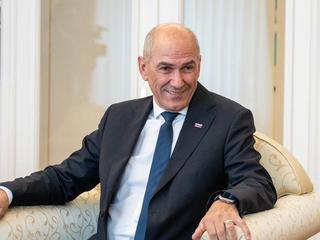 Janez Janša Nataša Pirc Musar predsedniki parlamentarnih strank pri predsednici Nataši Pirc Musar