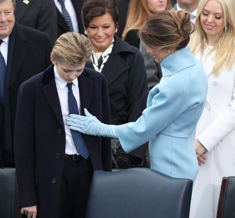 Barron Trump, Melania Trump, starša Knauss  | Avtor: EPA