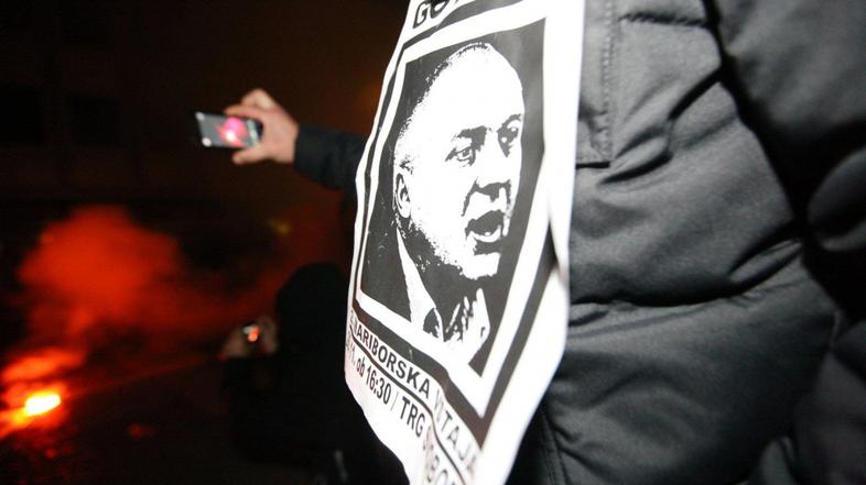 slovenija 21.11.12. elektorske volitve, kangler, protest, maribor, foto: nino ve