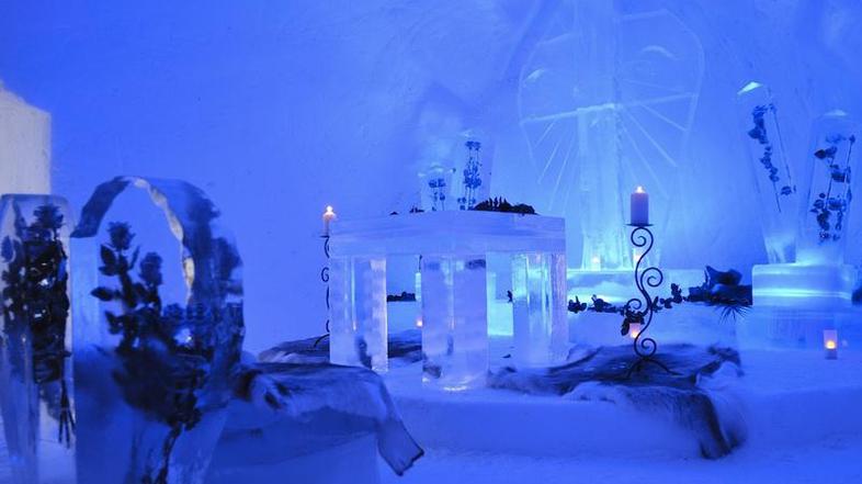 Idila z ledom in snegom pri naših severnih sosedih. (Foto: www.skiwelt.at)