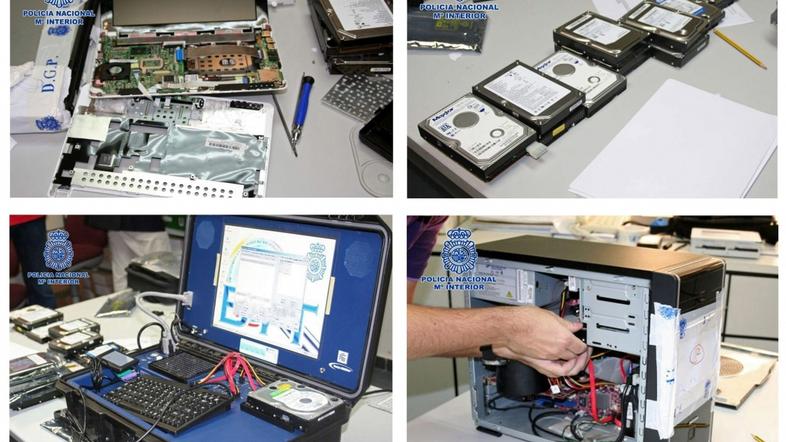 Razno 09.12.12, pedofilija, trdi disk, racunalniski deli, racunalnik, foto: epa