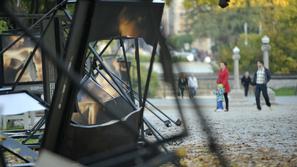 Uničena razstava v Tivoliju