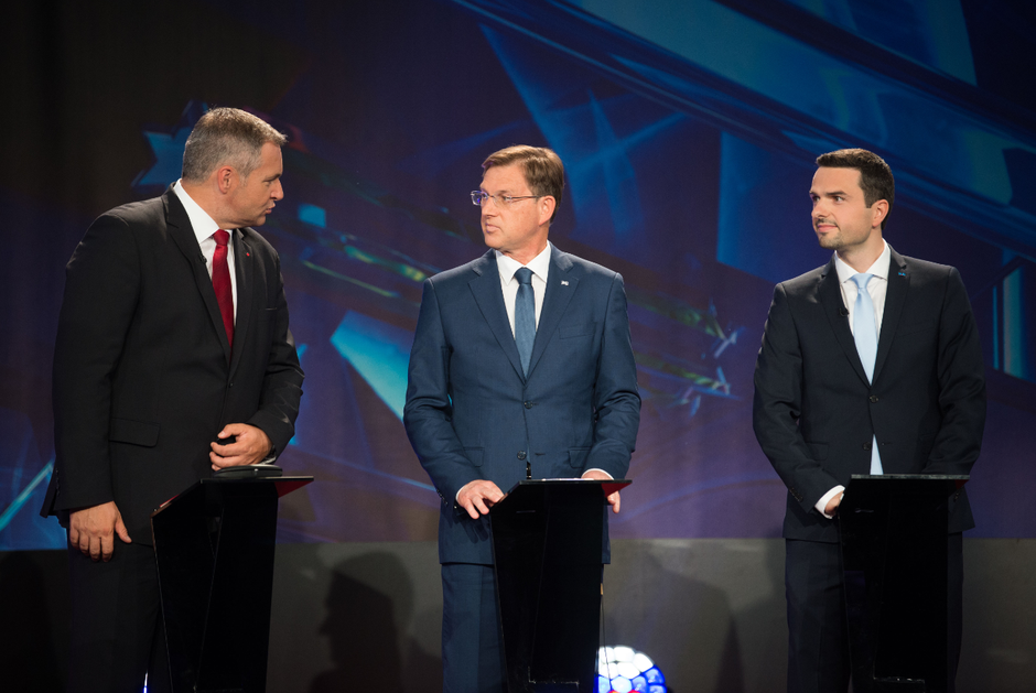 Dejan Židan, Miro Cerar in Matej Tonin | Avtor: Anže Petkovšek