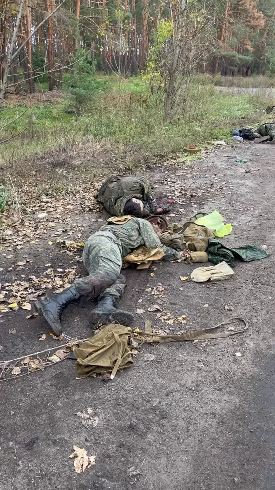 mrtvi ruski vojaki Liman | Avtor: Twitter