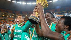 Nigerija Burkina Faso afriški pokal narodov finale Johannesburg Soccer City
