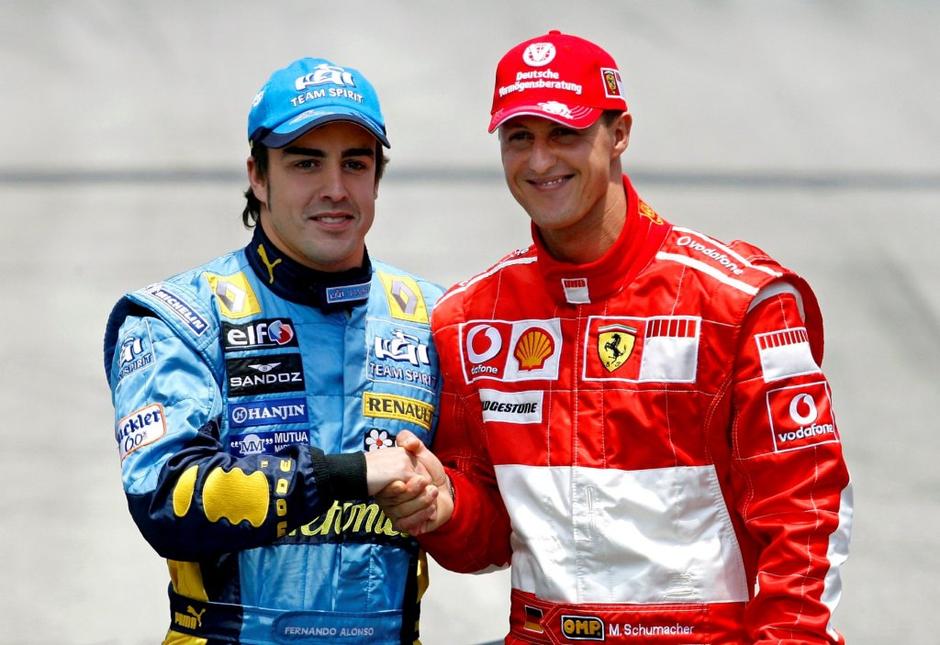 Schumacher Alonso | Avtor: EPA