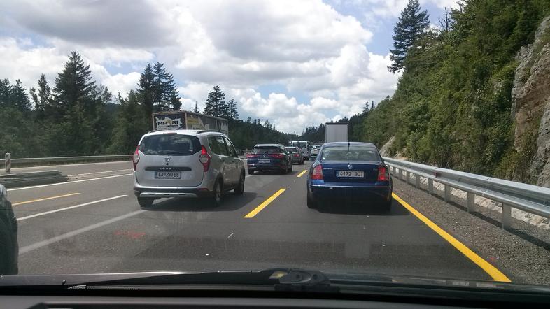 Dela na primorski avtocesti