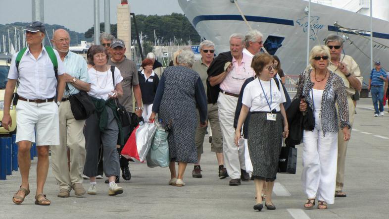 Turisti na Hrvaškem