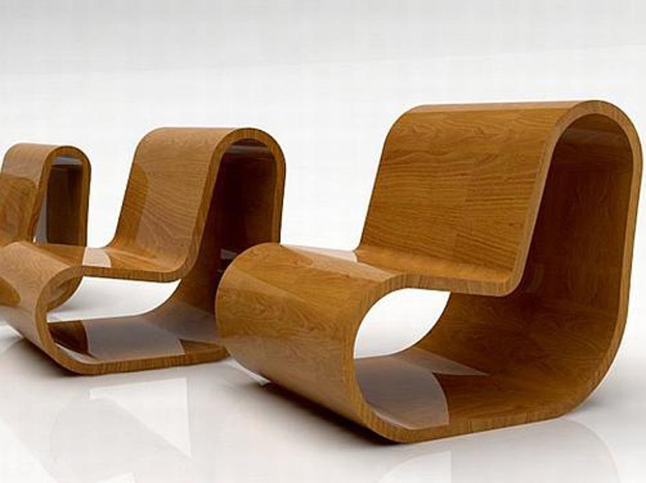 Leseni gugalniki se podobno kot ruske babuške zložijo eden v drugega.